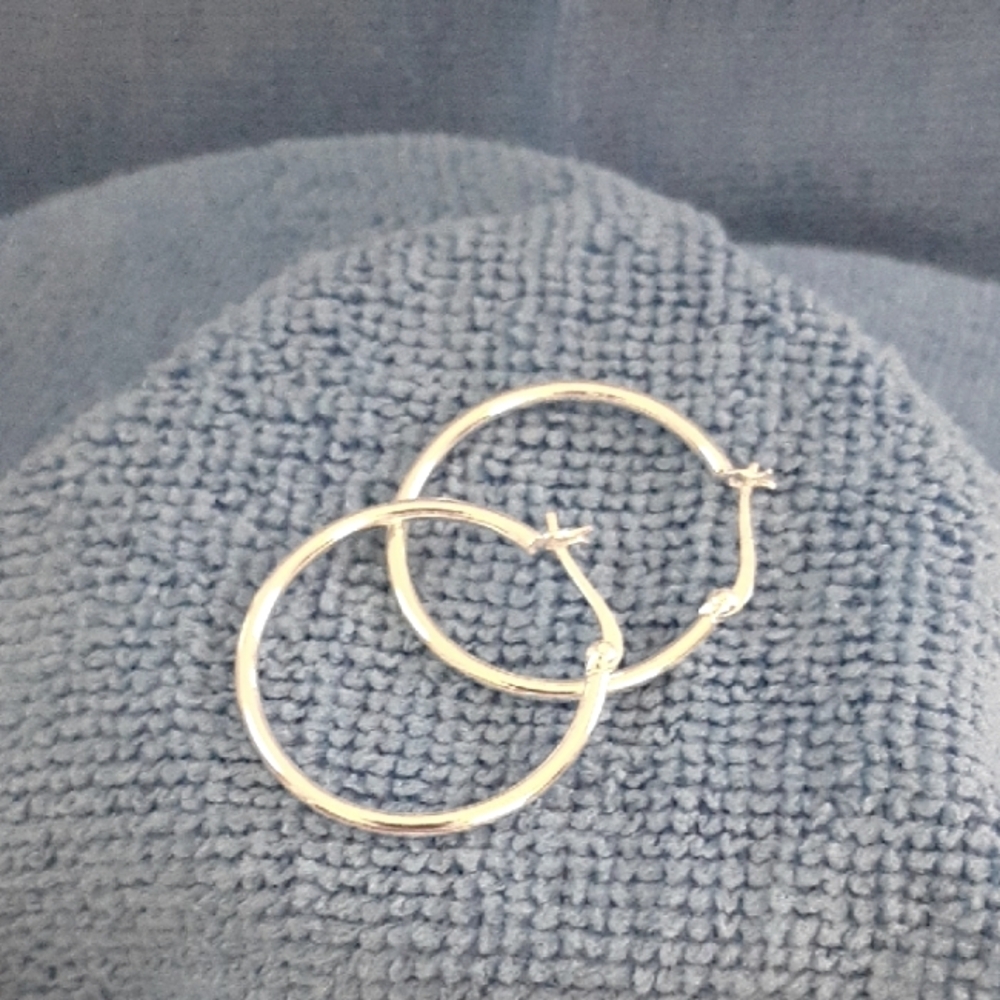 Sterling Silver Hoop Earrings